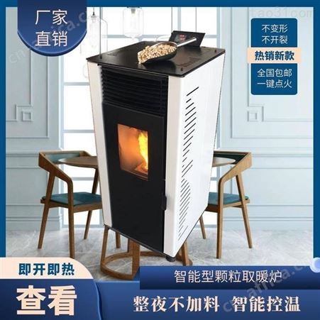 家用室内燃料颗粒壁炉 取暖炉厂家多功能商用大面积采暖炉