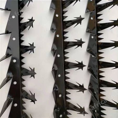 别墅防盗铁刺钉 防爬钢刺围栏 阳台防爬刺钉 西润