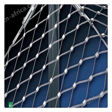 石家庄不锈钢绳防坠网 西润生产柔性防坠网 结实美观304钢丝绳网