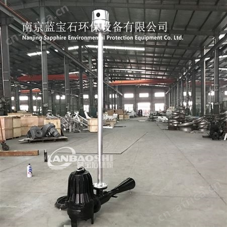 一级生化池曝气机ZQB-95-2.2kw充氧效果