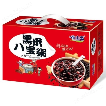 黑米莲子八宝粥320克手提整箱销售方便即食粥