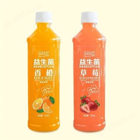 益生菌香橙猕猴桃草莓芒果果味饮料500ml发酵果汁饮品