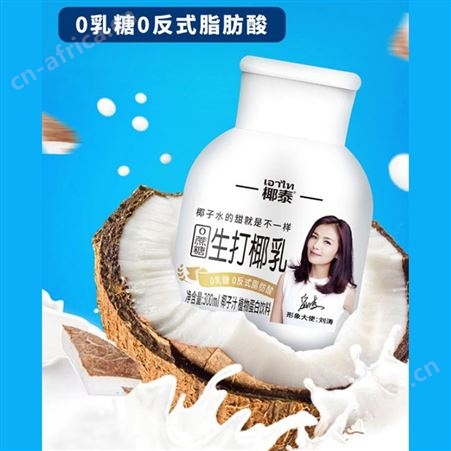 椰子汁植物蛋白饮料300ml便携装0乳糖0反式脂肪酸