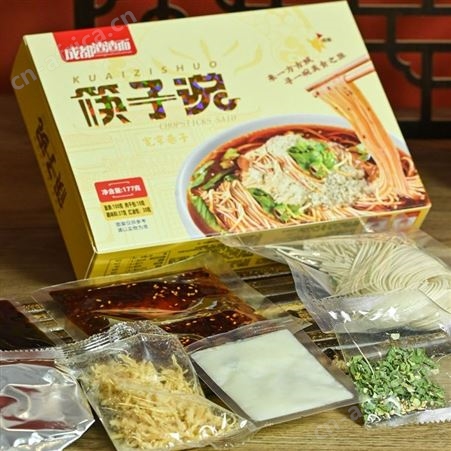 筷子说渣渣面方便即食食品宽窄巷子家乡的味道