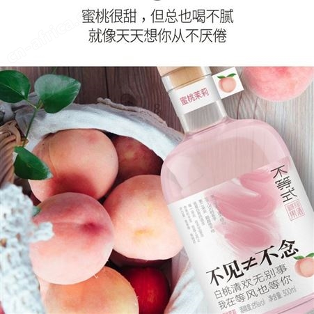 不等式微醺小瓶高颜值果酒蜜桃茉莉/初春荔枝/清秋卡曼橘