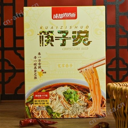 筷子说渣渣面方便即食食品宽窄巷子家乡的味道