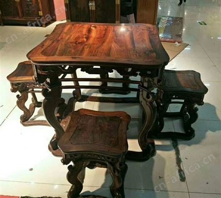 缅甸花梨家具回收 红木材桌屏【红木家具】中式收购 优质服务