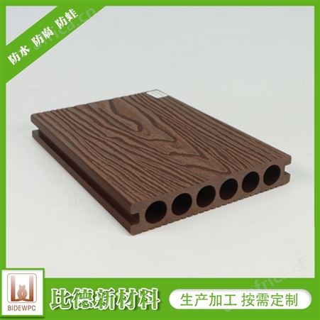 生态塑木地板 在线压纹木塑地板 可塑性强 耐用环保