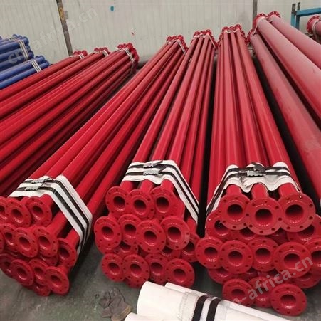 大口径内外涂塑复合钢管 热浸涂塑钢管 消防供水专用防腐涂塑管道