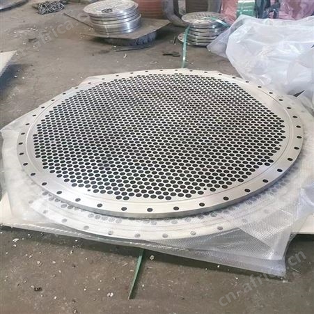 不锈钢304筛孔管板 折流板 换热器 冷凝器管板 压力容器法兰Q345R
