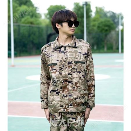 迷彩服 春秋款工作服 耐磨耐脏劳保服 工地户外工装