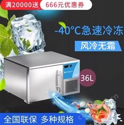 烘焙速冻柜 水饺海鲜肉超低温速 冻冷柜 冷冻柜 急冻柜