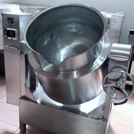 YM-50可倾式电磁夹层锅 永茂熬糖锅 枇杷膏熬制加工设备