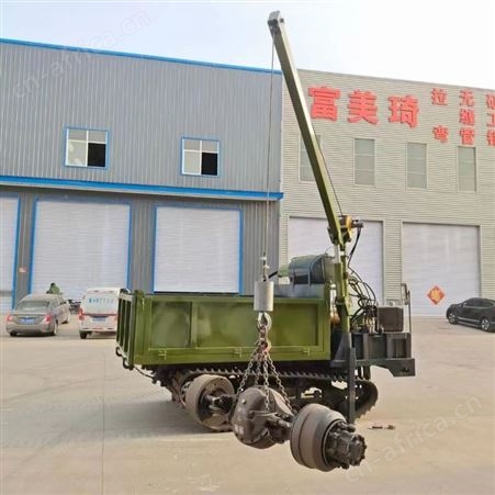中盛智能机械 履带随车吊 山地工地 吊车 越野式行走吊重机