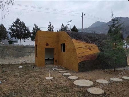 永州仿真树假树 饭店假树厂家 水泥榕树制作 餐厅假树产地湘岩园林