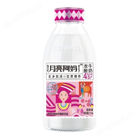 月亮阿妈水牛酸奶饮品裸酸奶原味瓶装招商310g