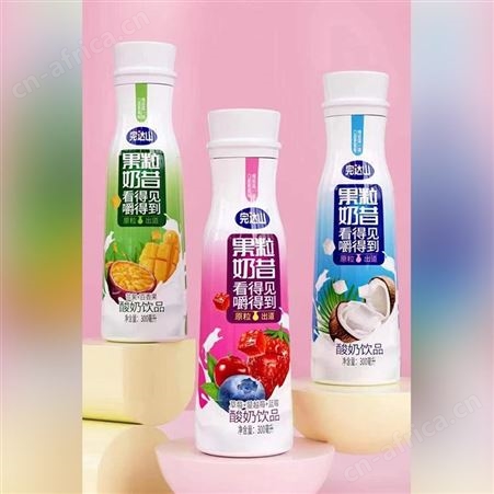 完达山芒果百香果味果粒奶昔酸奶饮品300ml招商代理箱装