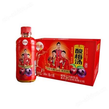 标典青梅绿茶风味饮品300mlX12瓶招商扶持政策好
