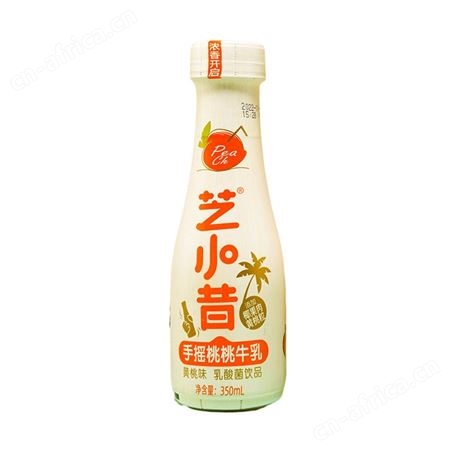芝小昔手摇桃桃牛乳黄桃味乳酸菌饮品乳饮料350ml代理