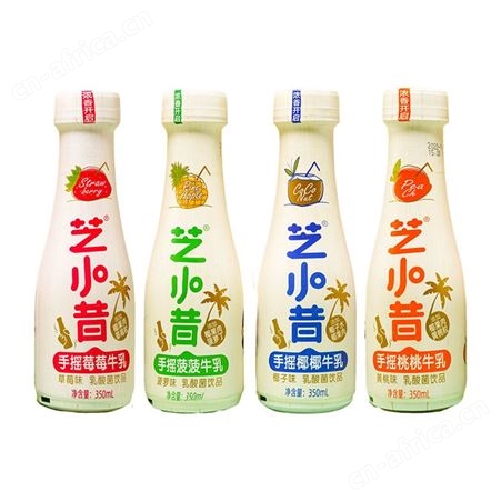 芝小昔手摇桃桃牛乳黄桃味乳酸菌饮品乳饮料350ml代理