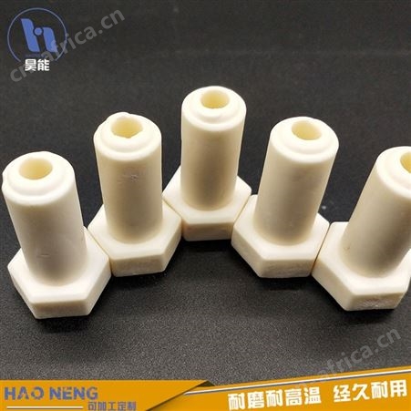 陶瓷螺母 氧化铝陶瓷 99瓷 耐磨陶瓷螺母 非标定制 价格实惠