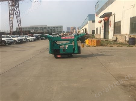 供应小型移动式蜘蛛吊 源兴可折叠建筑工地用遥控履带吊360度旋转