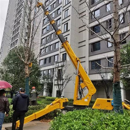 室内室外履带吊车可折叠狭小空间蜘蛛吊伸缩臂异形吊全地形起重机