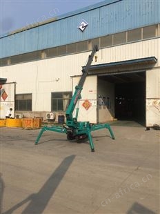 供应小型移动式蜘蛛吊 源兴可折叠建筑工地用遥控履带吊360度旋转