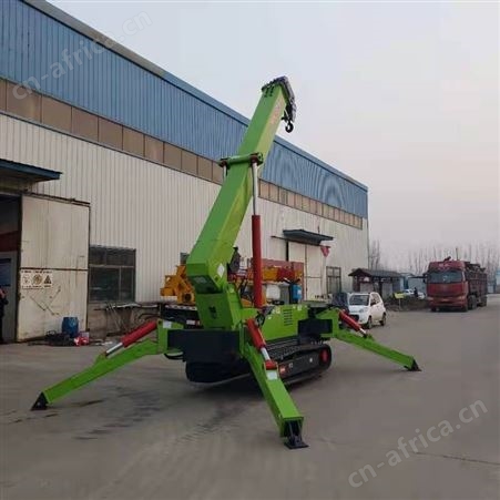 遥控操作源兴小型履带式吊车 蜘蛛吊 狭小空间起重机