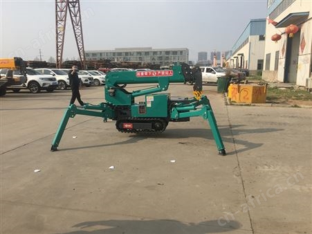 供应小型移动式蜘蛛吊 源兴可折叠建筑工地用遥控履带吊360度旋转