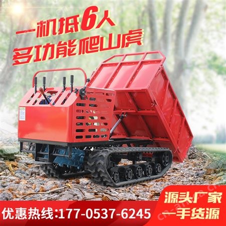 源兴小型履带运输车 手扶式履带搬运车 全地形果园农用爬山虎