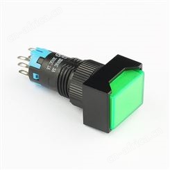AD12双极长方形自锁按钮