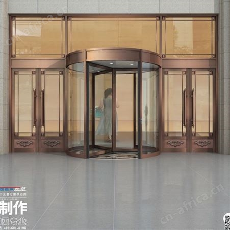 三翼旋转门安装就选西安亚格自动门厂家上门安装