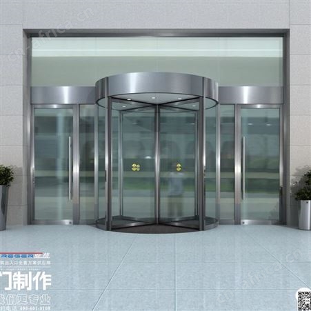 三翼旋转门安装就选西安亚格自动门厂家上门安装