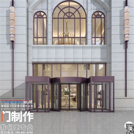 西安两翼旋转门安装维修厂家6