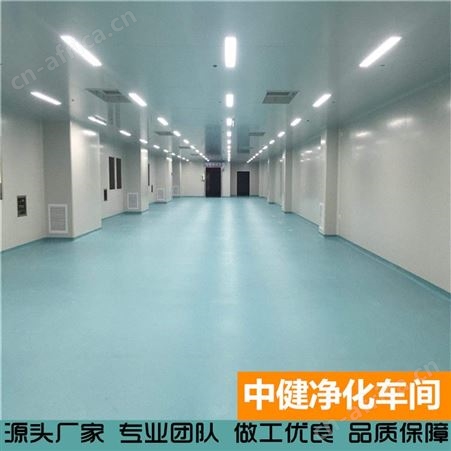 中健集团 无尘车间净化 洁净实验室工程 带传递窗无尘室装修