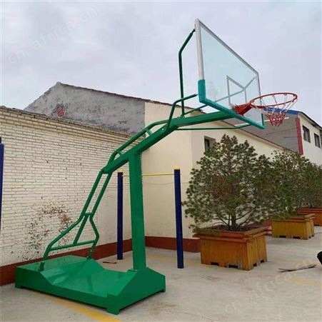 华丽体育室外篮球架标准成人移动固定学校升降篮球架