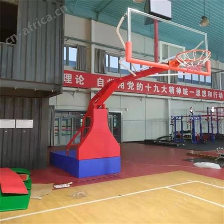 华丽体育室内外体育器材学校用固定式户外移动篮球架厂家现货供应