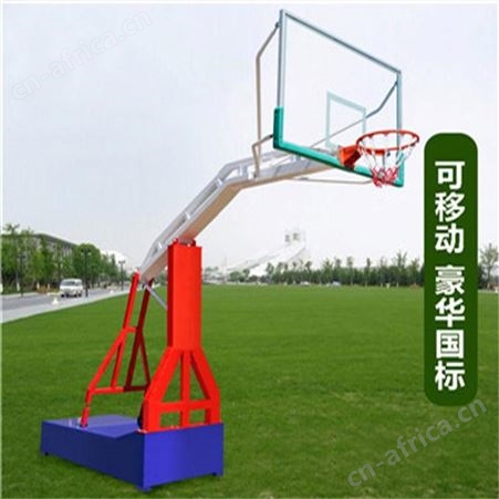 华丽体育圆管固定篮球架运动场地埋弯管篮球架成人标准室外圆管篮球架