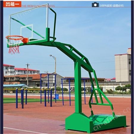 华丽体育户外儿童篮球架移动手摇升降篮球架中小学生篮球架儿童升降篮球架