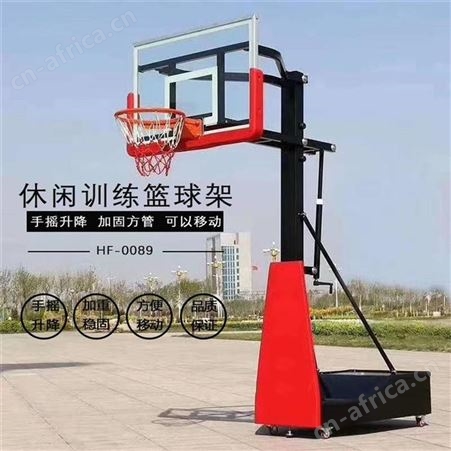 华丽体育青少年可升降篮球架 儿童成人家用移动式篮筐 标准户外训练儿童篮球架