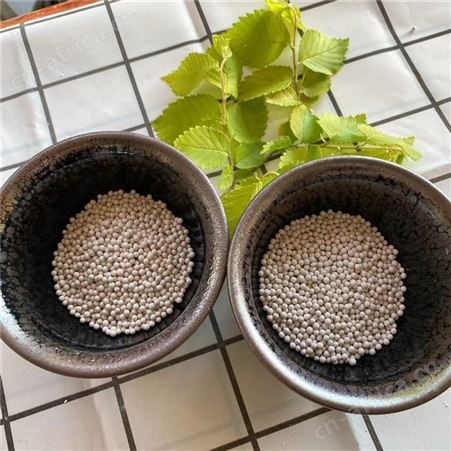 水处理水厂用高吸附麦饭石球弱碱性滤料园艺植物铺面