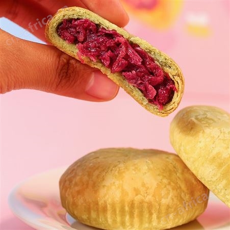 云南特产经典鲜花饼五味玫瑰饼10枚家庭装云南特产零食小吃传统糕