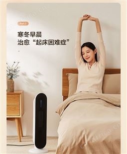 取暖器家用2000W大功率速热无光低噪电暖器客厅便携式小型暖风机