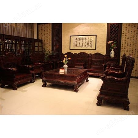 明清工匠红木家具创意红酸枝宝鼎沙发大厅放红木沙发