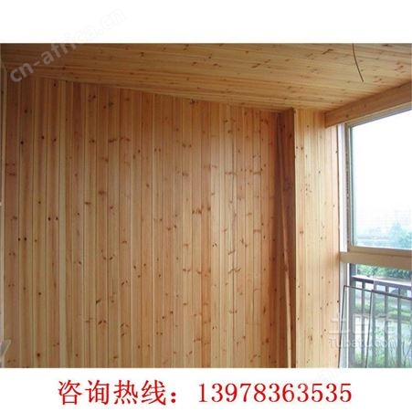 广西桂林防腐木桑拿板安装实木桑拿板阳台吊顶桑拿板