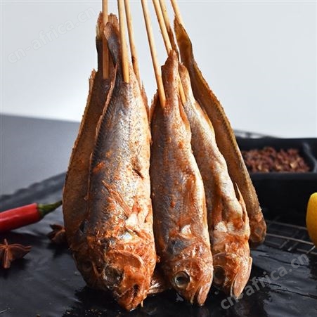 香酥黄鱼小串 油炸小黄鱼半成品3件起批 烧烤炸串食材