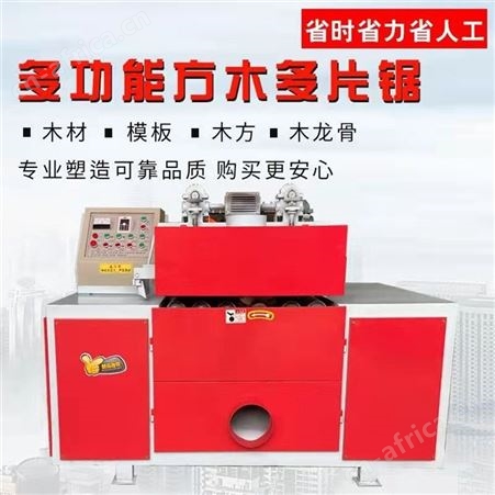 全自动木工多片锯方木多片锯细木工木条加工设备大型方木锯 巧夺