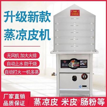 多层凉皮机 圆形凉皮机 米皮机 凉皮蒸箱 仿手工凉皮机 巧夺
