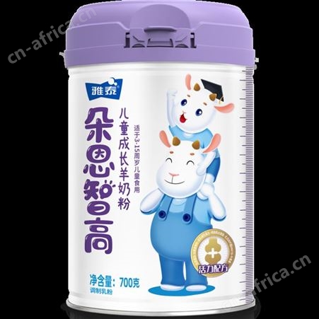 雅泰乳业 朵恩智高儿童成长奶粉3-6岁4段关注儿童成长学生奶粉700g 1罐